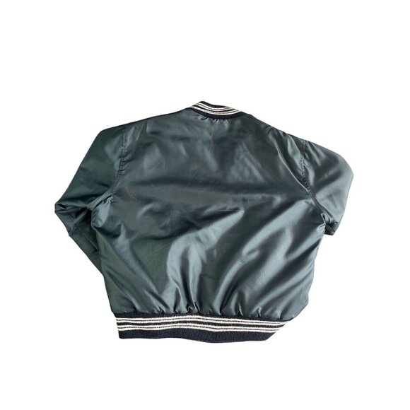 Vintage Millburn Wrestling Mens Coach Jacket Navy Blue Large - Picture 5 of 10